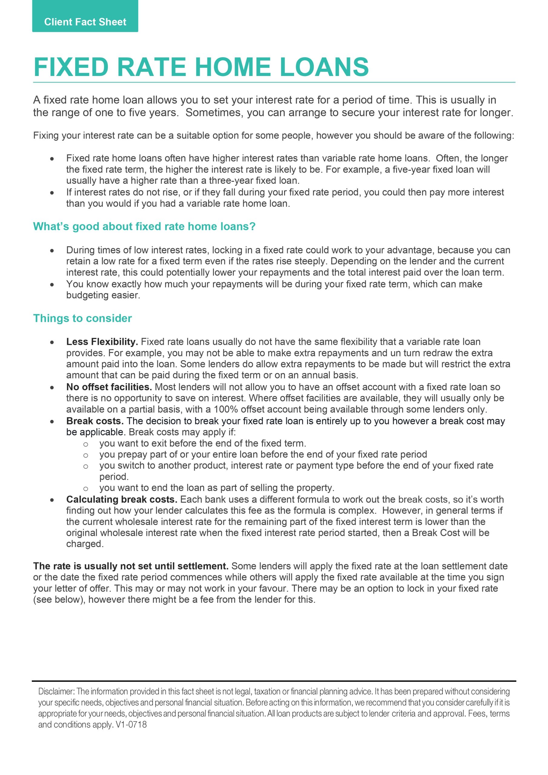 Sanford Finance Fact Sheets__Fixed Rate Home Loans