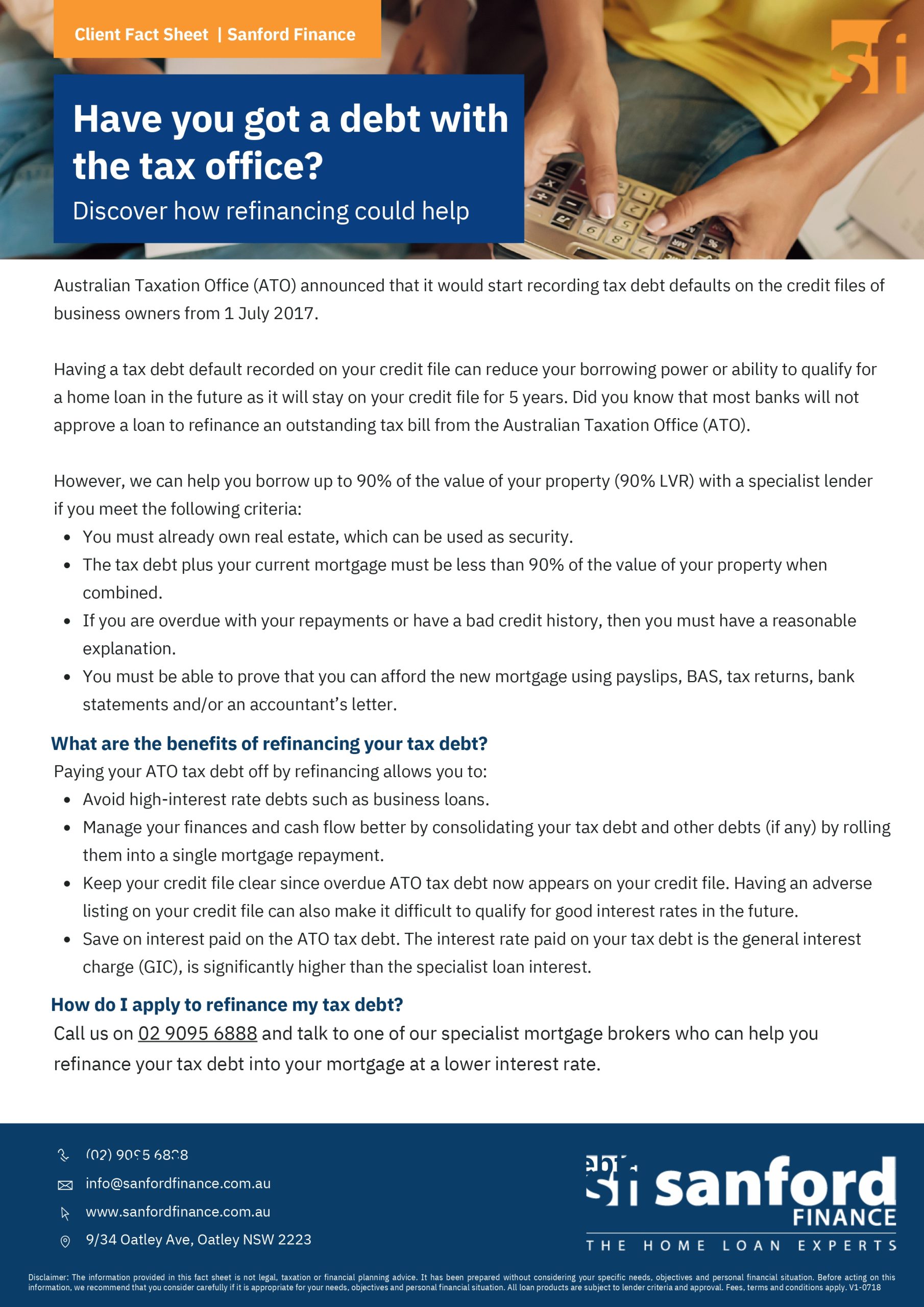 Tax Office Debt